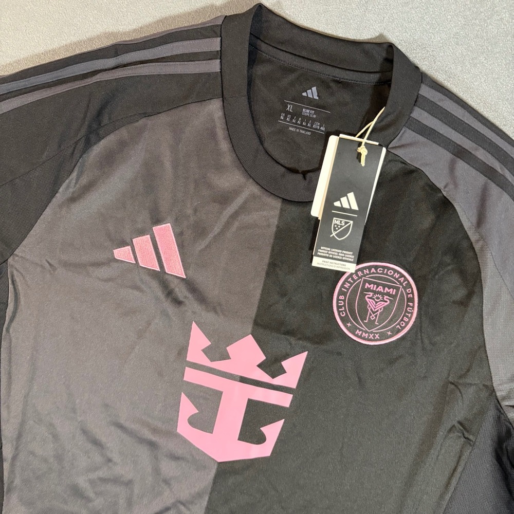 Inter Miami CF Lionel Messi adidas‎ Black '25 The Fortitude Kit Jersey X-Large